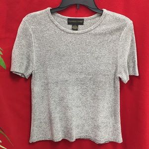 Classiques Entier gray short sleeve sweater sz S